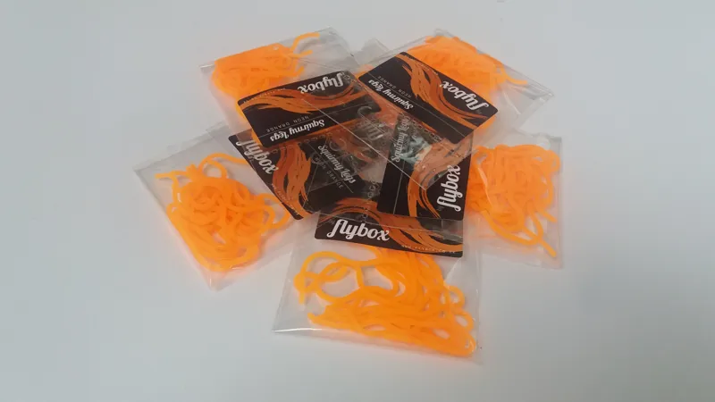 Flybox Squirmy Legs in Neon Orange-1